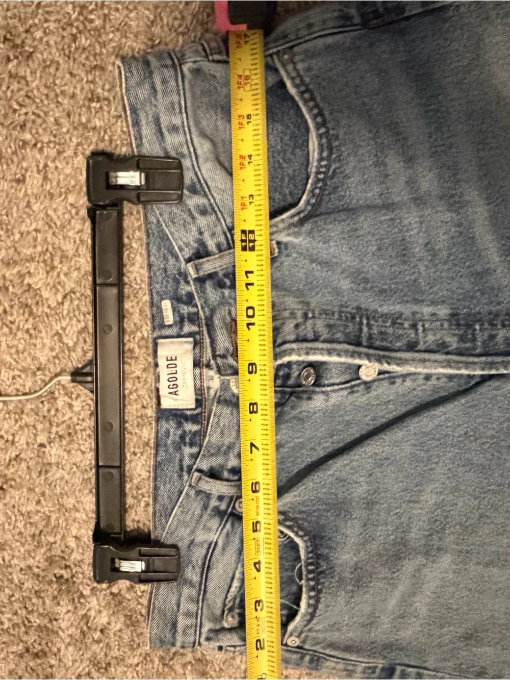 AGOLDE 90s Pinch Waist High Rise Straight Jeans | Size 30 - Picture 7 of 10